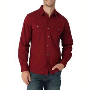 Wrangler Men's Long Sleeve Epic Soft Woven Shirt - L
